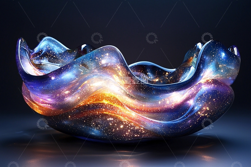 高清大图下载【趣麦麦图】宇宙星云碗