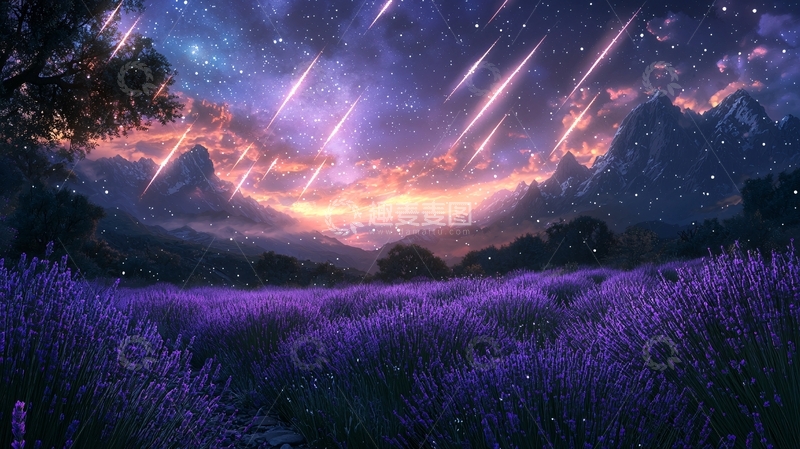 高清大图下载【趣麦麦图】流星雨