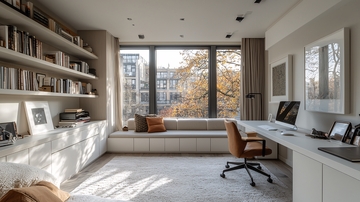 现代简约书房设计