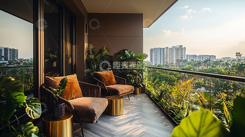 高清大图下载【趣麦麦图】阳台景观