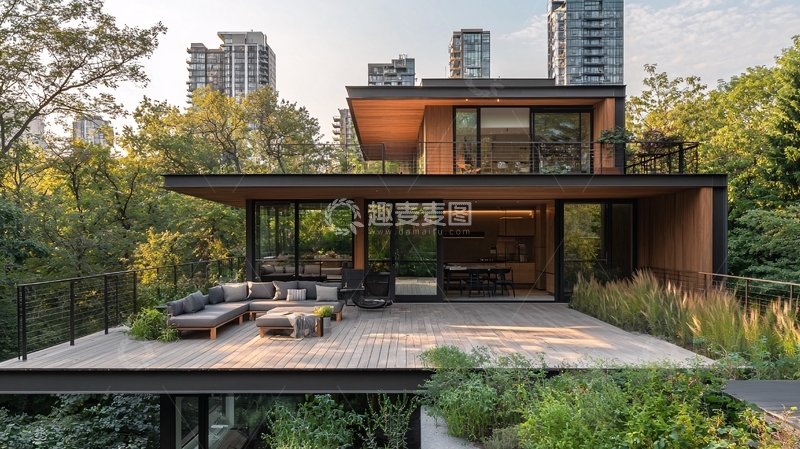 高清大图下载【趣麦麦图】现代风格别墅