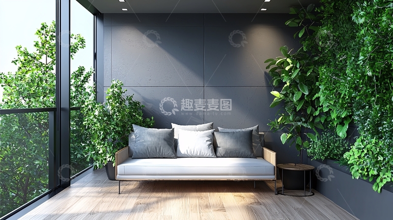 高清大图下载【趣麦麦图】阳台花园设计