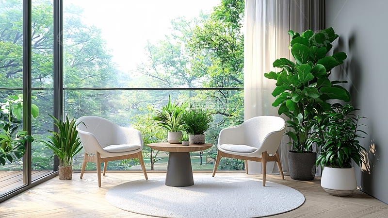 高清大图下载【趣麦麦图】阳台休闲区