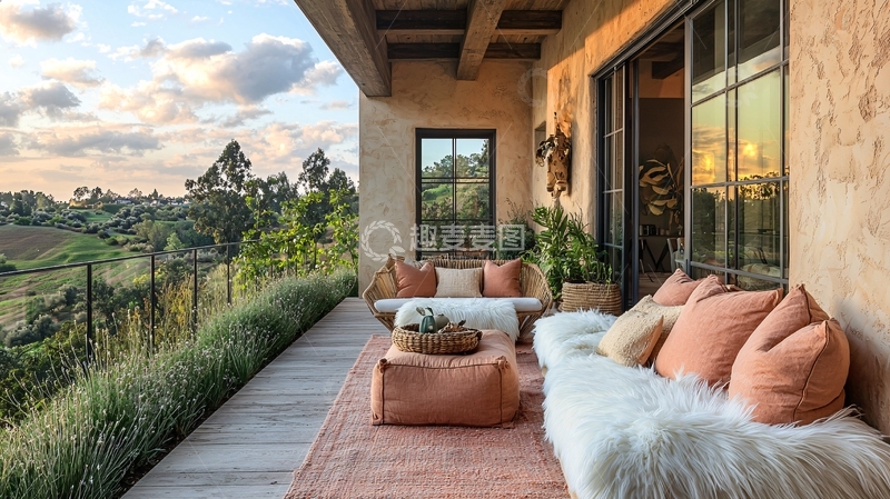 高清大图下载【趣麦麦图】户外阳台景观设计