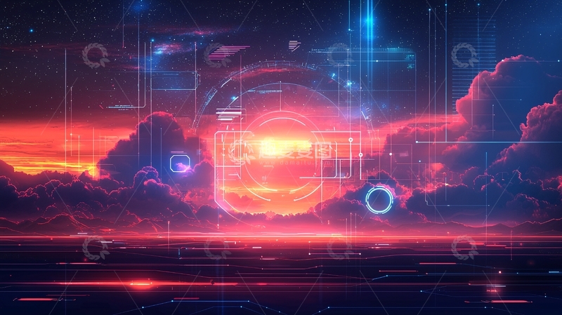 高清大图下载【趣麦麦图】科技感未来宇宙