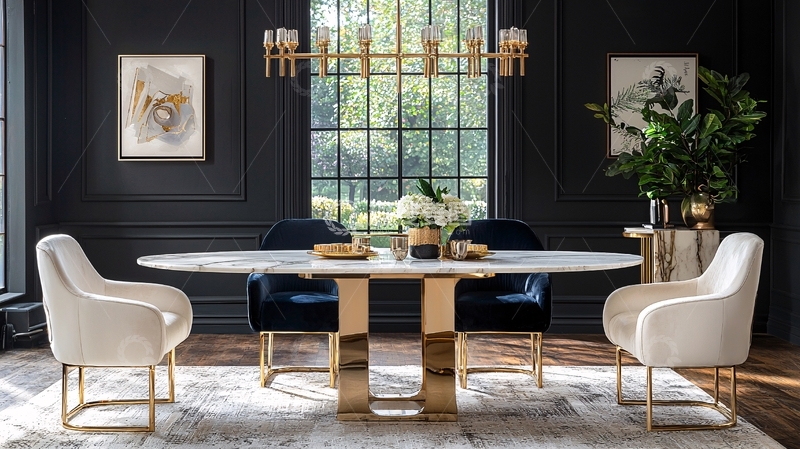 高清大图下载【趣麦麦图】现代轻奢餐厅