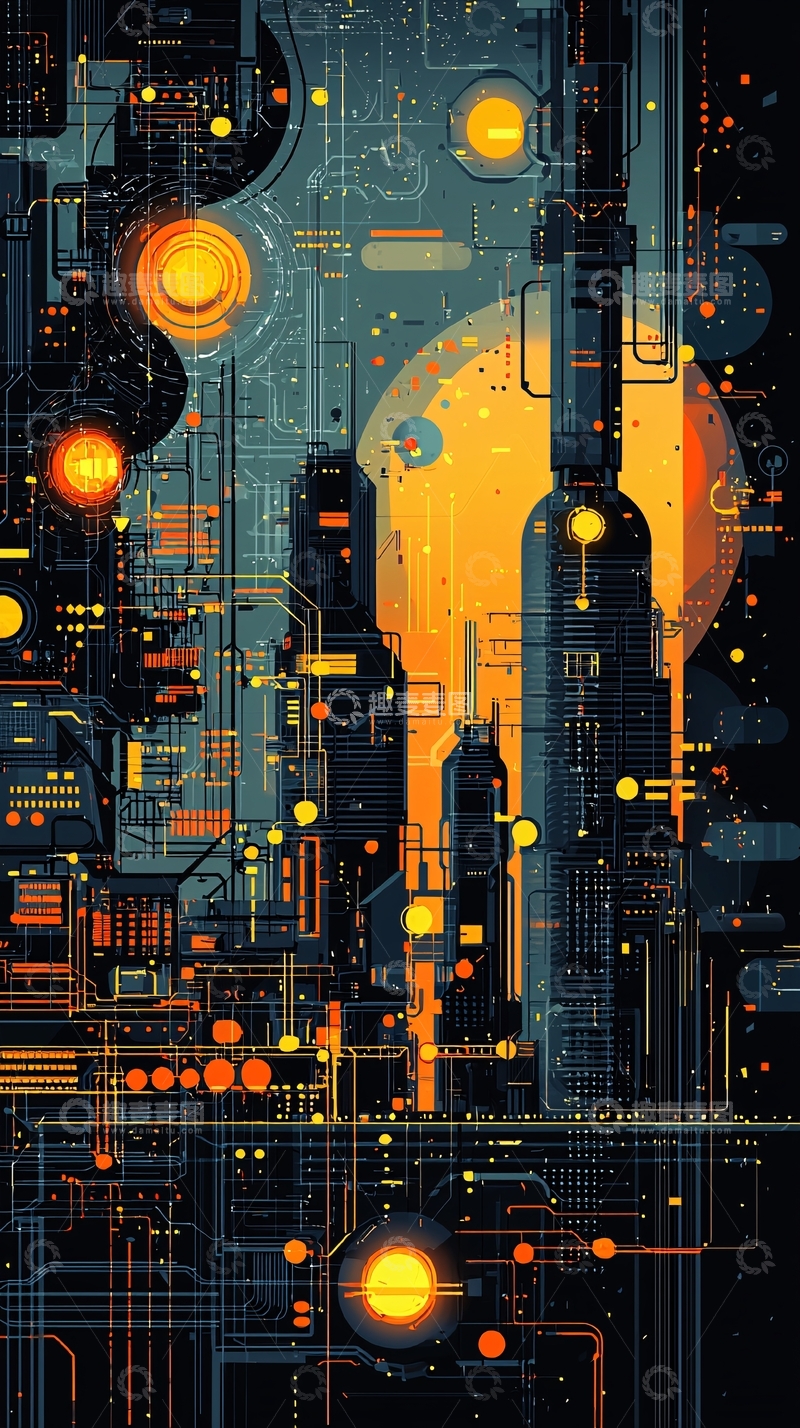 高清大图下载【趣麦麦图】未来科技城市133