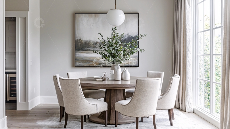 高清大图下载【趣麦麦图】极简轻奢现代餐厅