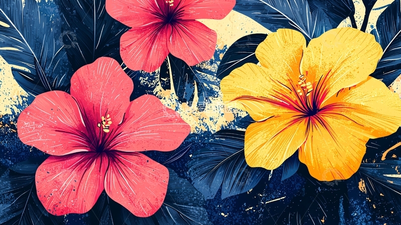 高清大图下载【趣麦麦图】热带花卉