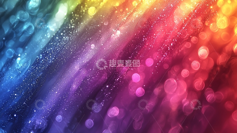 高清大图下载【趣麦麦图】彩虹光效