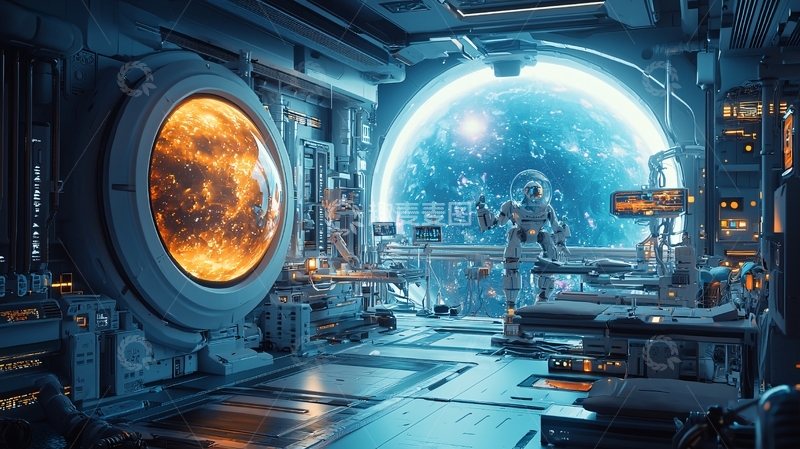 高清大图下载【趣麦麦图】太空舱