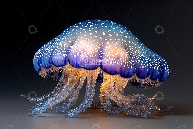 高清大图下载【趣麦麦图】梦幻水母