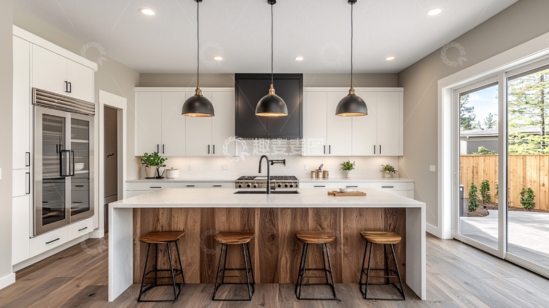 高清大图下载【趣麦麦图】现代简约风格厨房65