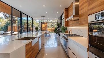 现代简约开放式厨房