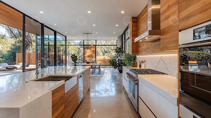 高清大图下载【趣麦麦图】现代简约开放式厨房