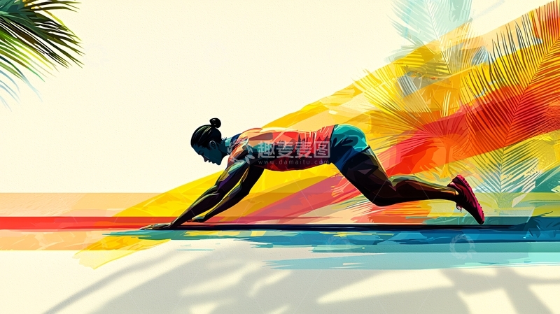 高清大图下载【趣麦麦图】健身运动