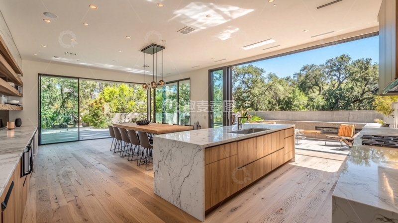 高清大图下载【趣麦麦图】现代简约厨房设计27