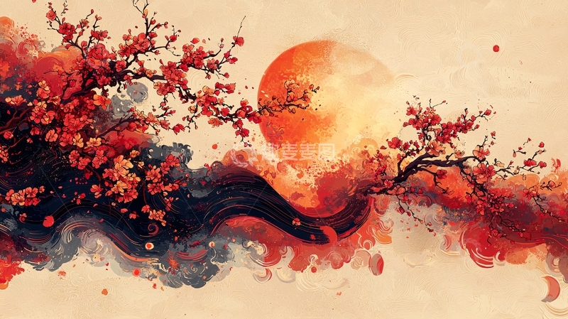 高清大图下载【趣麦麦图】水墨画