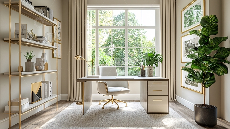 高清大图下载【趣麦麦图】极简风格现代化舒适办公空间