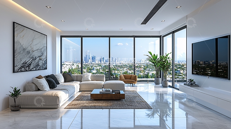 高清大图下载【趣麦麦图】现代简约风格客厅88