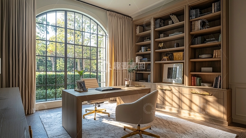 高清大图下载【趣麦麦图】书房设计