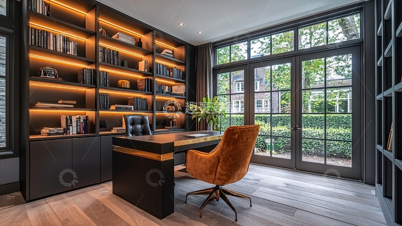 高清大图下载【趣麦麦图】高端书房设计