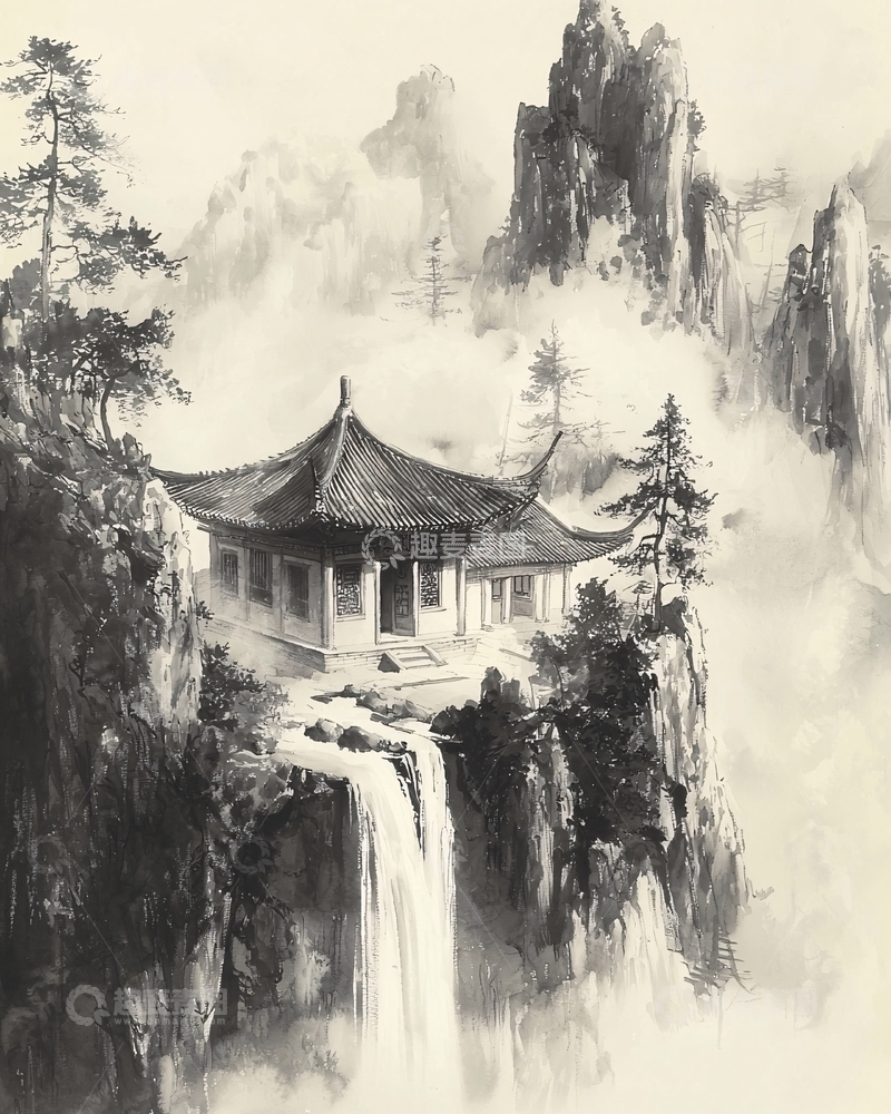 高清大图下载【趣麦麦图】水墨画