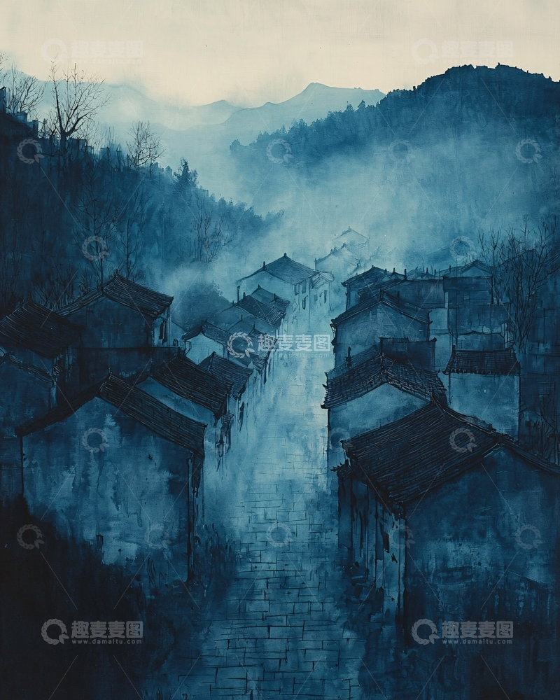 高清大图下载【趣麦麦图】水墨画