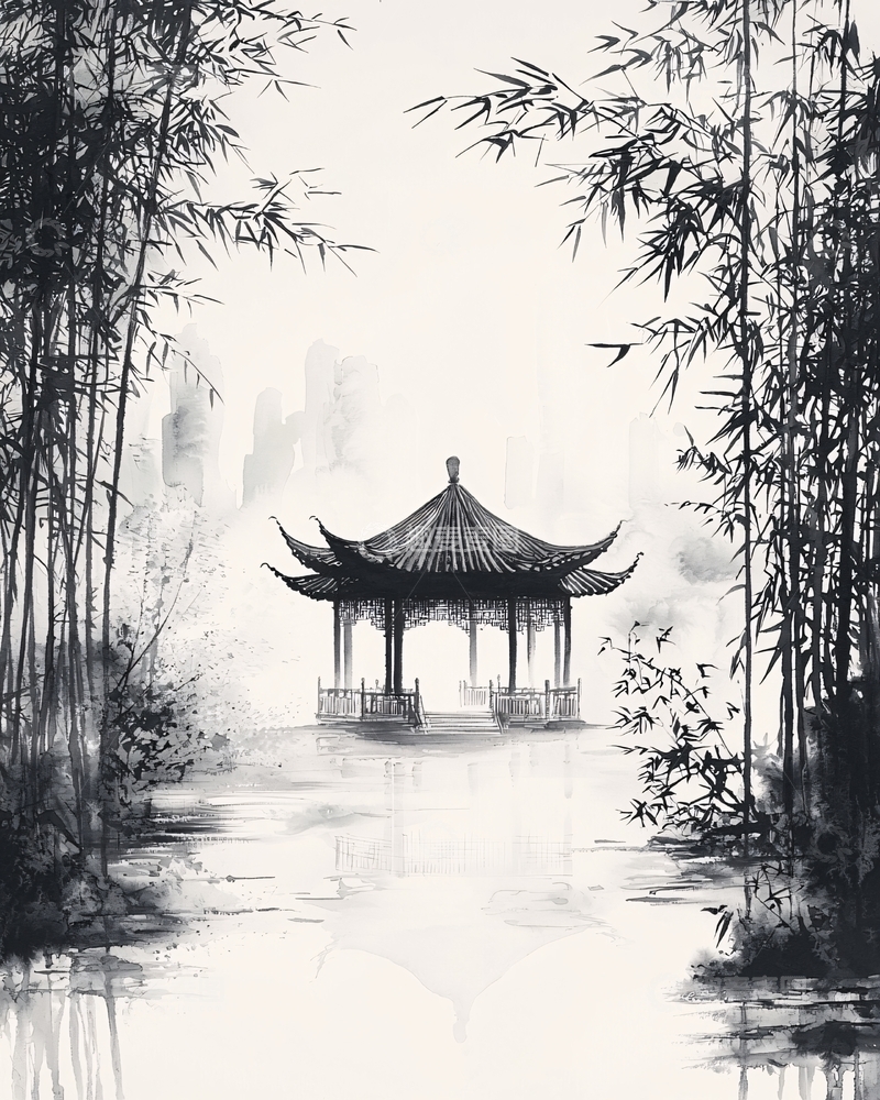 高清大图下载【趣麦麦图】水墨画