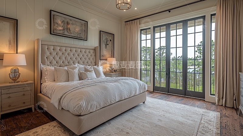 高清大图下载【趣麦麦图】法式乡村卧室