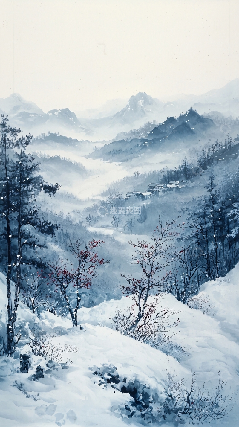 高清大图下载【趣麦麦图】水墨画