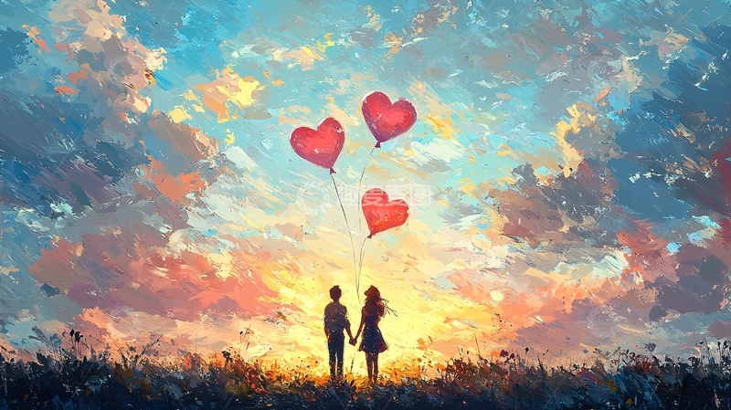 高清大图下载【趣麦麦图】情侣