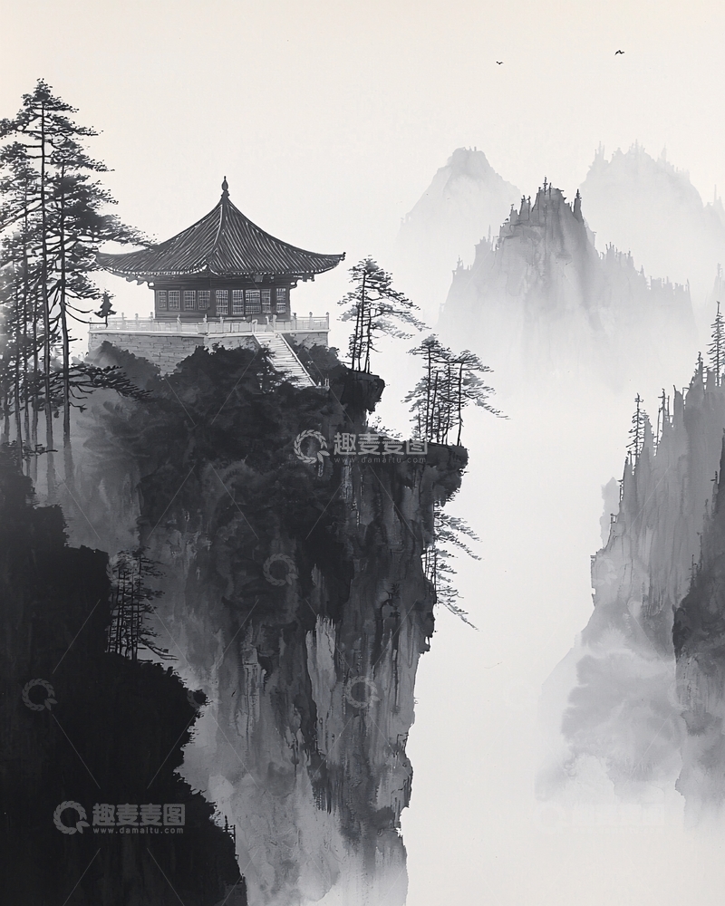 高清大图下载【趣麦麦图】水墨画