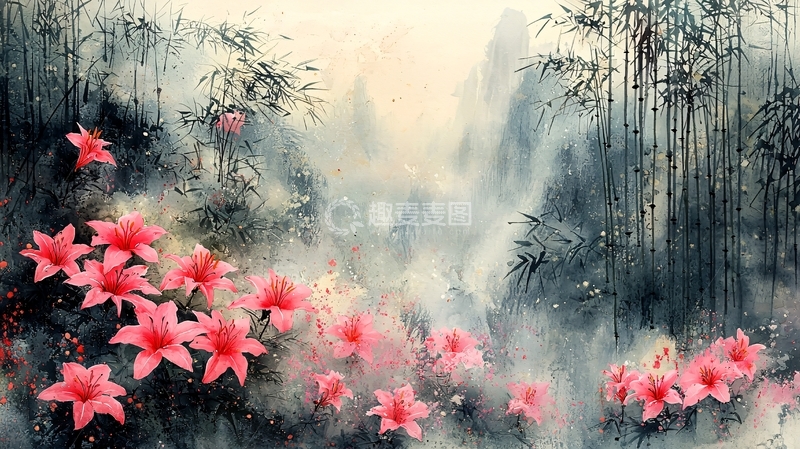 高清大图下载【趣麦麦图】水墨画