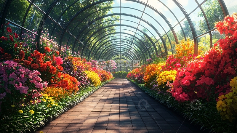 高清大图下载【趣麦麦图】花卉长廊