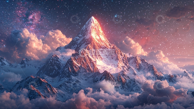 高清大图下载【趣麦麦图】云海之巅