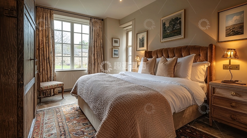 高清大图下载【趣麦麦图】乡村风格卧室