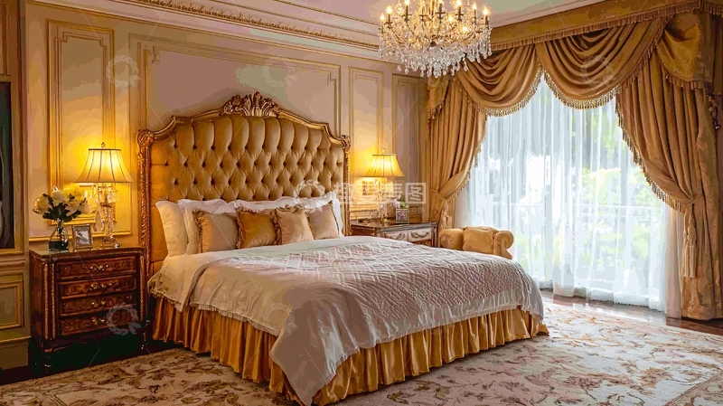 高清大图下载【趣麦麦图】欧式奢华卧室