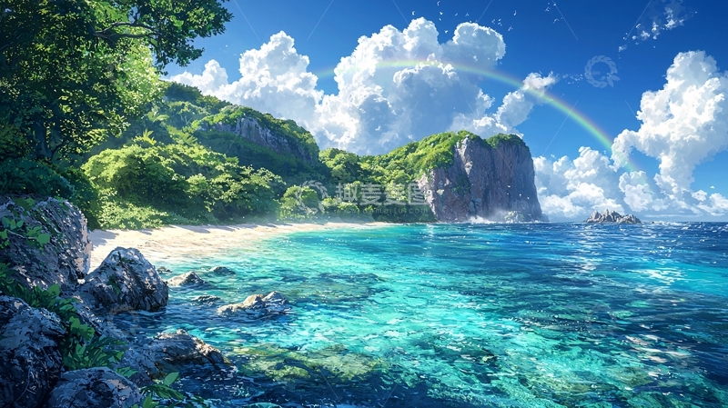高清大图下载【趣麦麦图】热带海滩风景