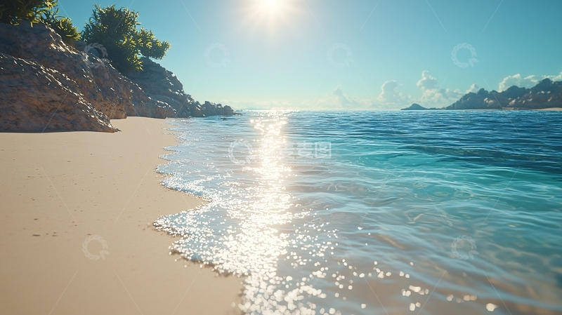 高清大图下载【趣麦麦图】阳光沙滩海浪50