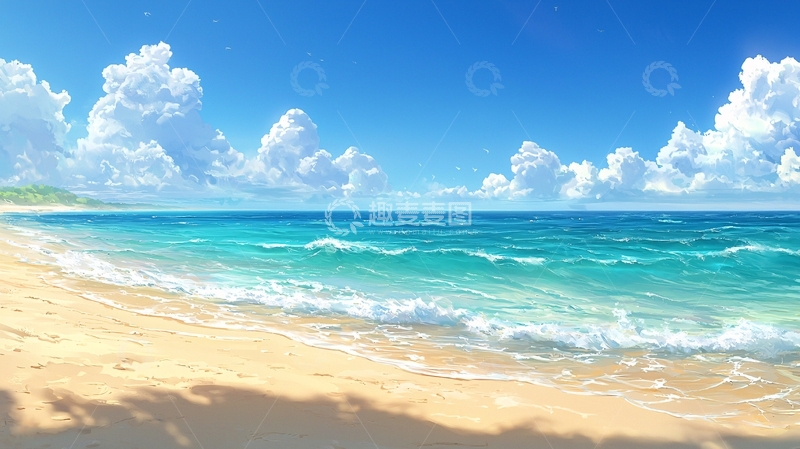高清大图下载【趣麦麦图】阳光沙滩海景29