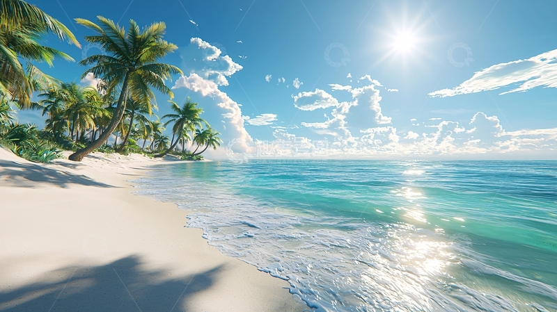 高清大图下载【趣麦麦图】热带海滩风景