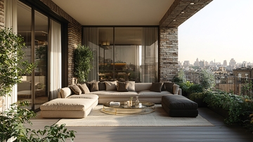 现代简约阳台设计