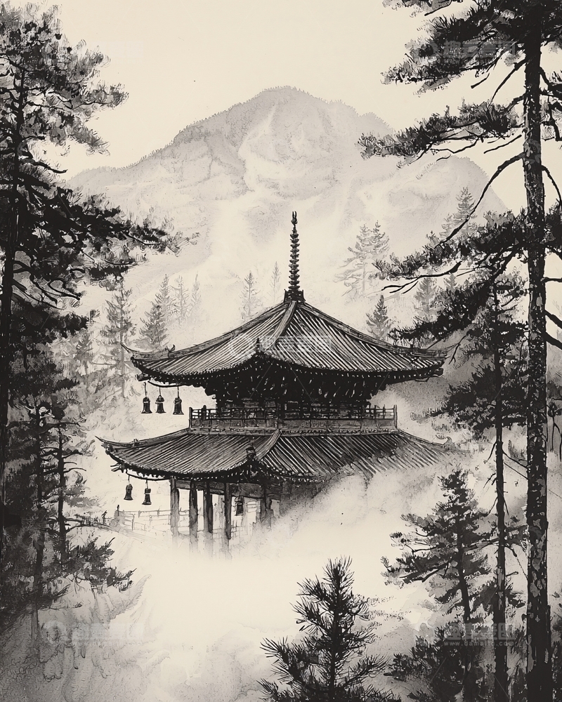 高清大图下载【趣麦麦图】水墨画