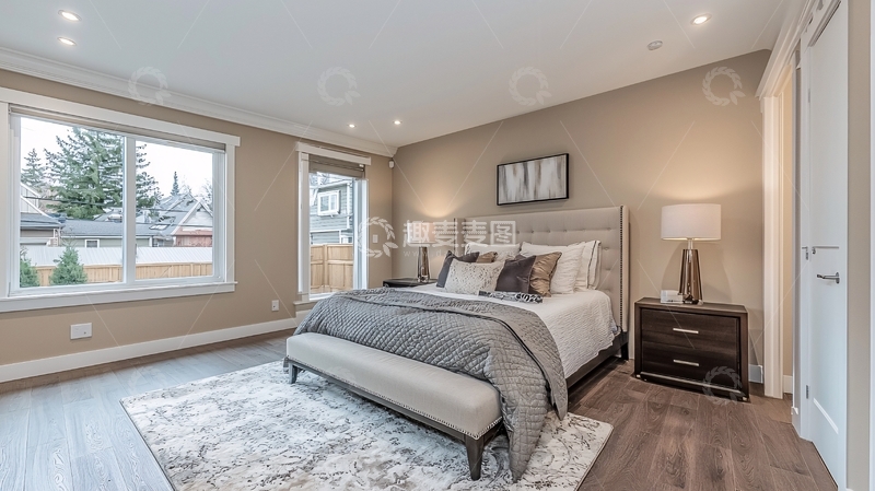 高清大图下载【趣麦麦图】现代简约主卧卧室设计
