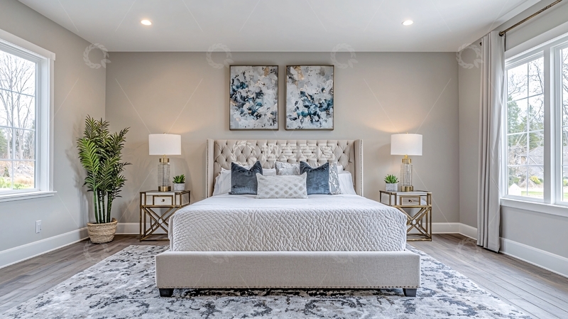 高清大图下载【趣麦麦图】现代简约卧室设计138