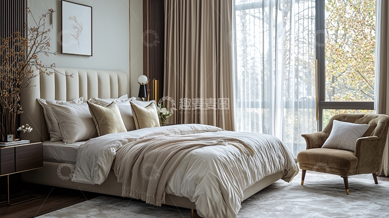 高清大图下载【趣麦麦图】现代轻奢卧室设计