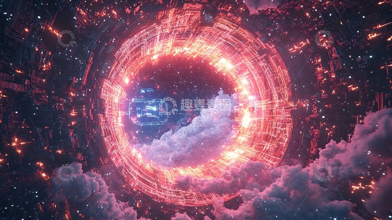 高清大图下载【趣麦麦图】宇宙能量环