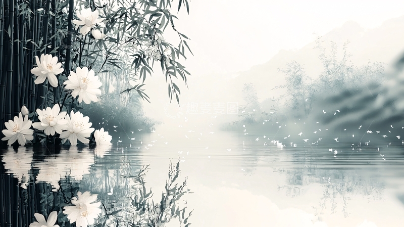 高清大图下载【趣麦麦图】水墨画