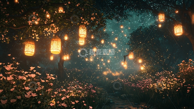 高清大图下载【趣麦麦图】梦幻森林